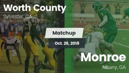 Matchup: Worth County High vs. Monroe  2018