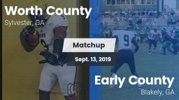 Matchup: Worth County High vs. Early County  2019