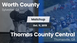 Matchup: Worth County High vs. Thomas County Central  2019