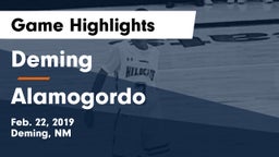 Deming  vs Alamogordo  Game Highlights - Feb. 22, 2019