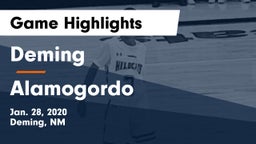 Deming  vs Alamogordo Game Highlights - Jan. 28, 2020