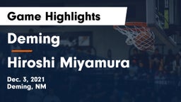 Deming  vs Hiroshi Miyamura  Game Highlights - Dec. 3, 2021
