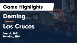 Deming  vs Las Cruces  Game Highlights - Jan. 4, 2022