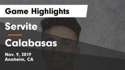 Servite vs Calabasas Game Highlights - Nov. 9, 2019