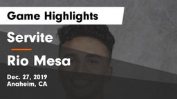 Servite vs Rio Mesa Game Highlights - Dec. 27, 2019