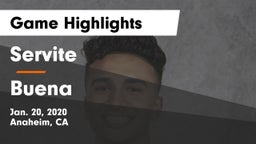 Servite vs Buena Game Highlights - Jan. 20, 2020