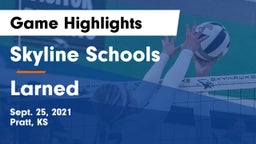 Skyline Schools vs Larned  Game Highlights - Sept. 25, 2021