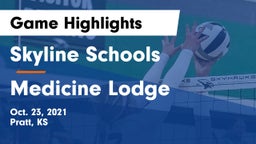 Skyline Schools vs Medicine Lodge  Game Highlights - Oct. 23, 2021