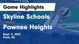 Skyline Schools vs Pawnee Heights  Game Highlights - Sept. 3, 2022