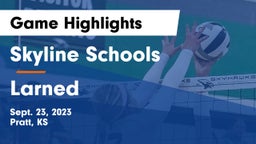 Skyline Schools vs Larned  Game Highlights - Sept. 23, 2023