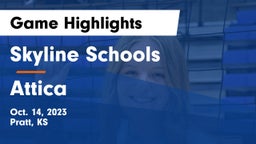 Skyline Schools vs Attica  Game Highlights - Oct. 14, 2023