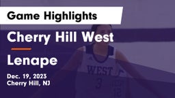 Cherry Hill West  vs Lenape  Game Highlights - Dec. 19, 2023
