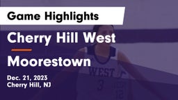 Cherry Hill West  vs Moorestown  Game Highlights - Dec. 21, 2023