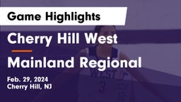 Cherry Hill West  vs Mainland Regional  Game Highlights - Feb. 29, 2024