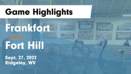 Frankfort  vs Fort Hill Game Highlights - Sept. 27, 2022