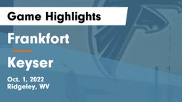Frankfort  vs Keyser Game Highlights - Oct. 1, 2022