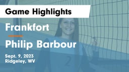 Frankfort  vs Philip Barbour Game Highlights - Sept. 9, 2023