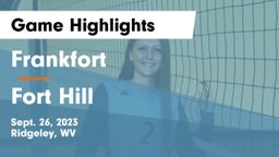Frankfort  vs Fort Hill Game Highlights - Sept. 26, 2023