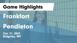 Frankfort  vs Pendleton Game Highlights - Oct. 21, 2023