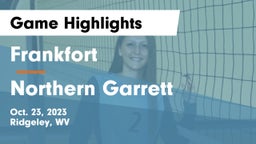 Frankfort  vs Northern Garrett  Game Highlights - Oct. 23, 2023