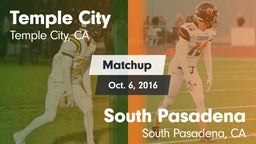 Matchup: Temple City High vs. South Pasadena  2016