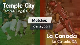 Matchup: Temple City High vs. La Canada  2016
