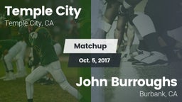 Matchup: Temple City High vs. John Burroughs  2017