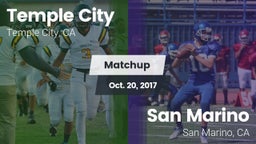Matchup: Temple City High vs. San Marino  2017