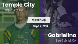 Matchup: Temple City High vs. Gabrielino  2018