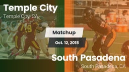 Matchup: Temple City High vs. South Pasadena  2018