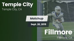 Matchup: Temple City High vs. Fillmore  2019
