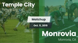 Matchup: Temple City High vs. Monrovia  2019