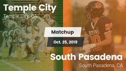 Matchup: Temple City High vs. South Pasadena  2019