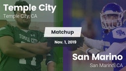 Matchup: Temple City High vs. San Marino  2019
