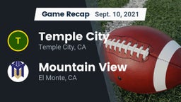 Recap: Temple City  vs. Mountain View  2021