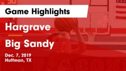 Hargrave  vs Big Sandy  Game Highlights - Dec. 7, 2019