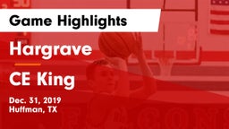 Hargrave  vs CE King Game Highlights - Dec. 31, 2019