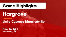 Hargrave  vs Little Cypress-Mauriceville  Game Highlights - Nov. 10, 2021