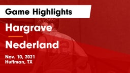 Hargrave  vs Nederland  Game Highlights - Nov. 10, 2021
