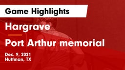 Hargrave  vs Port Arthur memorial Game Highlights - Dec. 9, 2021