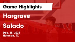 Hargrave  vs Salado   Game Highlights - Dec. 28, 2023