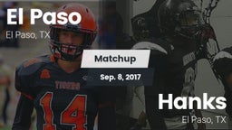 Matchup: El Paso  vs. Hanks  2017