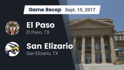 Recap: El Paso  vs. San Elizario  2017