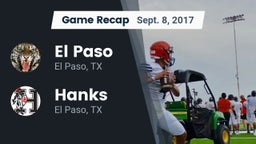 Recap: El Paso  vs. Hanks  2017