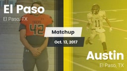 Matchup: El Paso  vs. Austin  2017