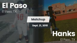 Matchup: El Paso  vs. Hanks  2018