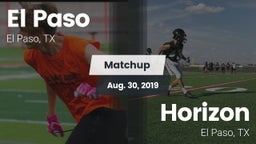 Matchup: El Paso  vs. Horizon  2019