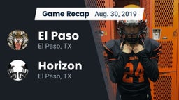 Recap: El Paso  vs. Horizon  2019