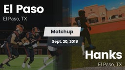 Matchup: El Paso  vs. Hanks  2019