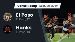 Recap: El Paso  vs. Hanks  2019